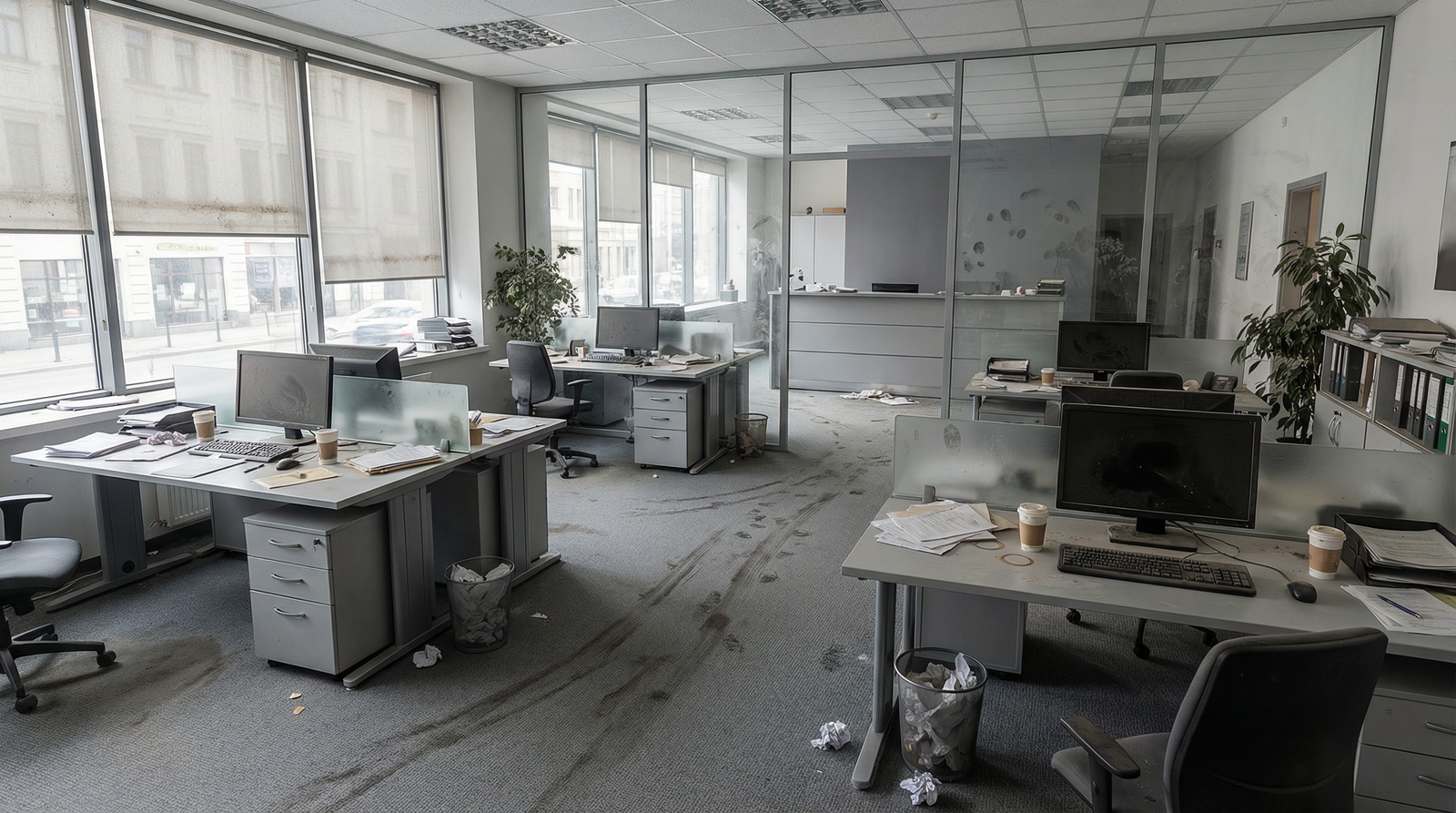 Commercial Cleaning Before