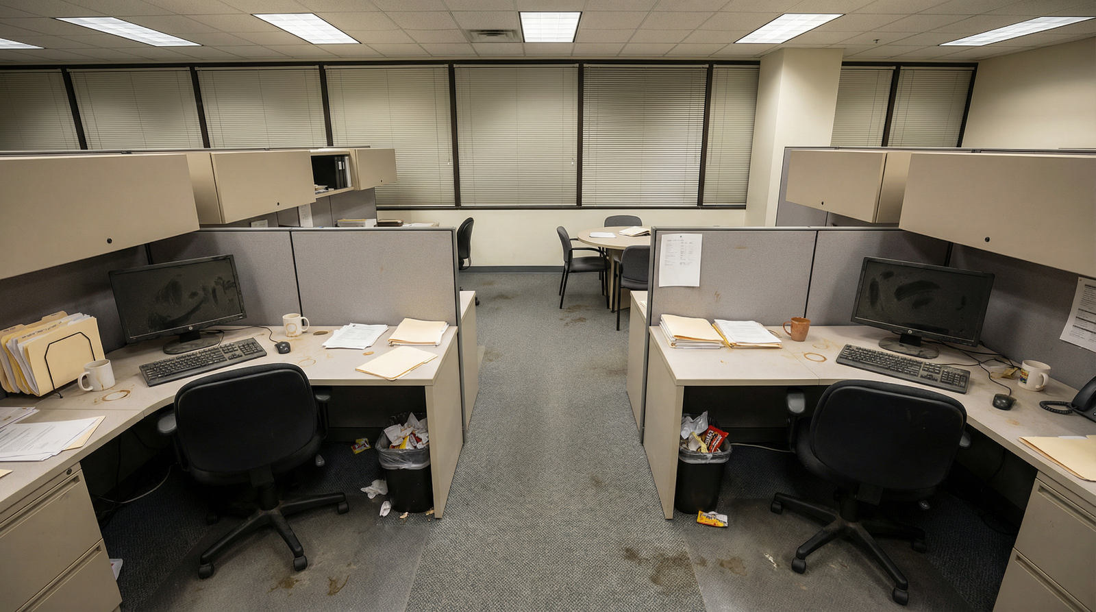 Office Cleaning Before